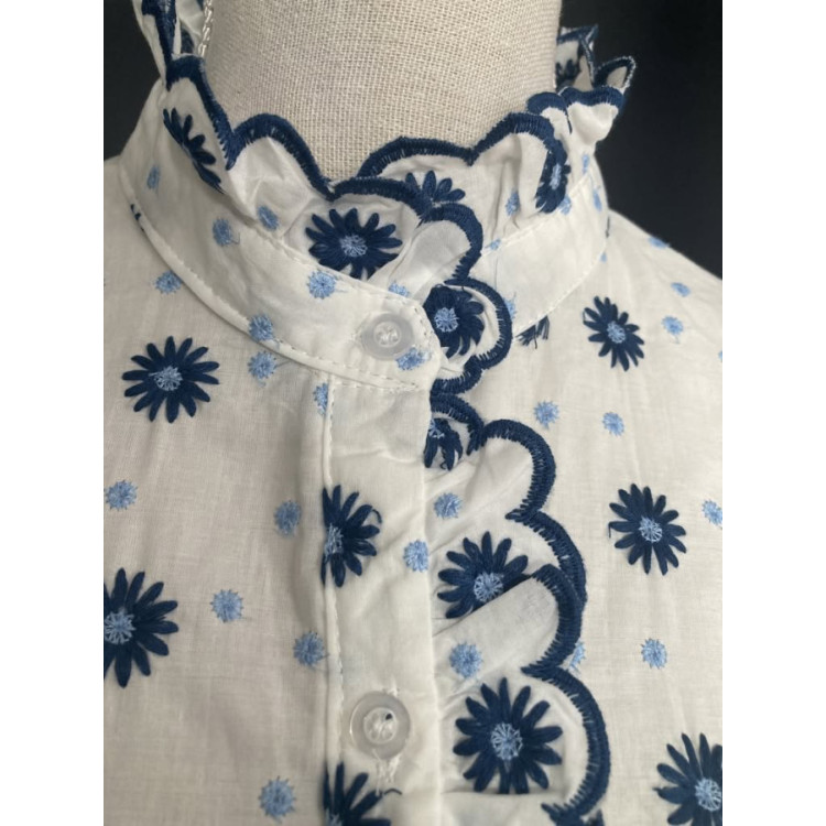 1.2. Camisa flowers bordados