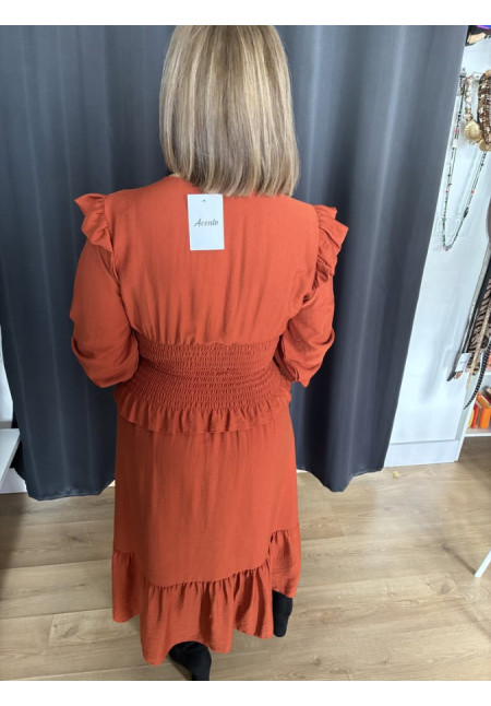 0023. Vestido frunce