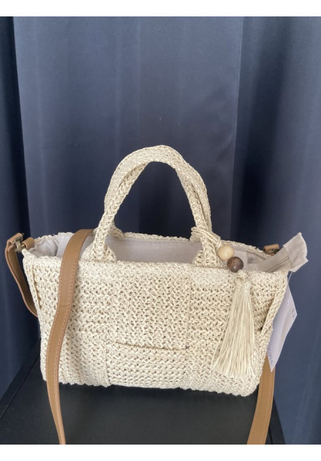 4.7. Bolso rafia cuadros