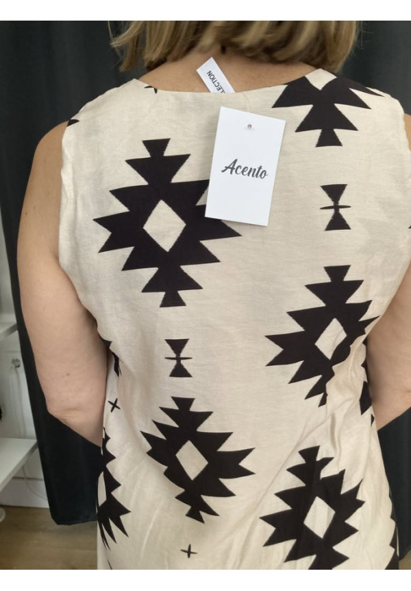 6.52. Vestido sisa estampado 