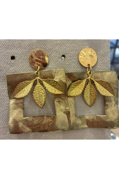 Pendientes hojas