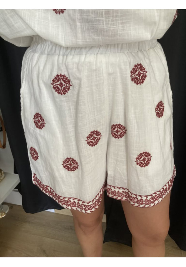 6.17. Conjunto short bordados