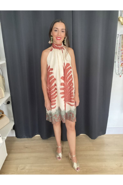 6.70. Vestido halter corto