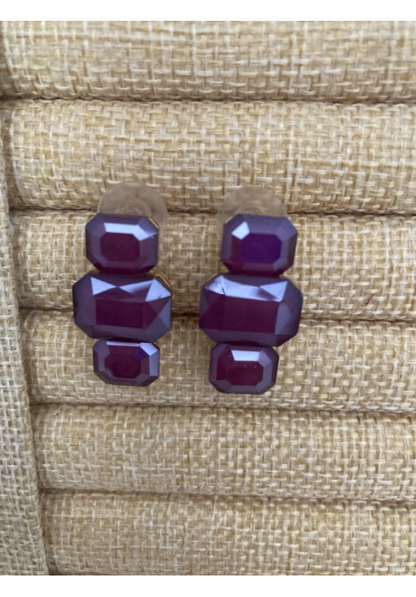 Pendientes tres piedras