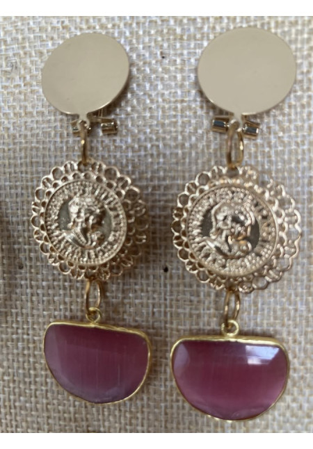 Pendientes moneda