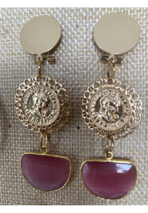 Pendientes moneda