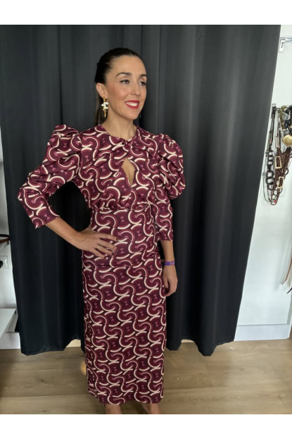 0052. Vestido bull estampado