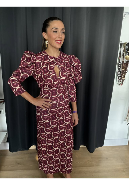 0052. Vestido bull estampado