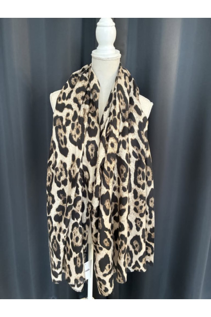 061. Fular leopardo