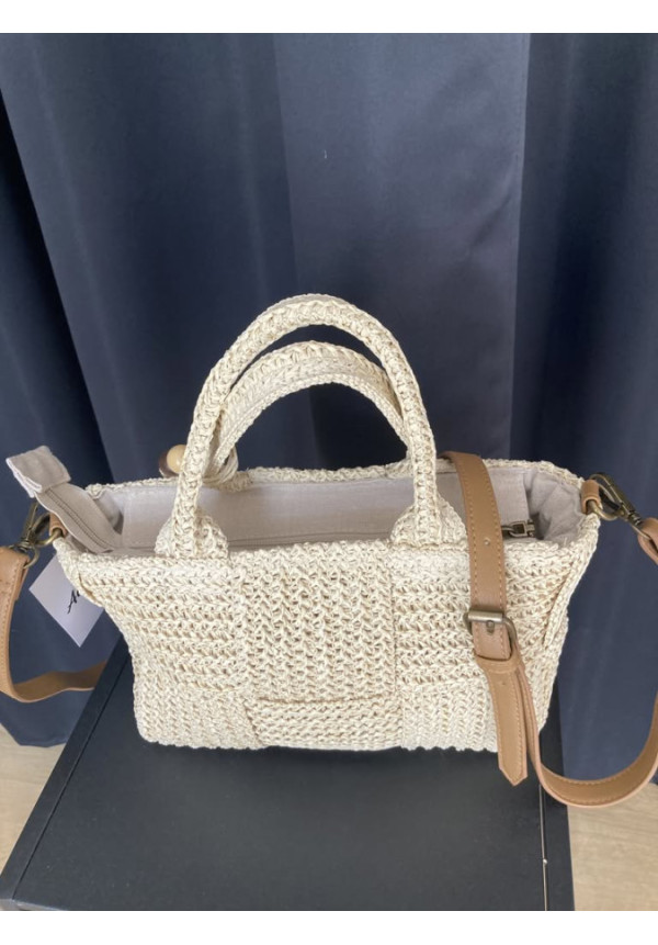4.7. Bolso rafia cuadros