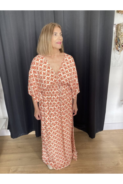1.2. Vestido estampado escote V
