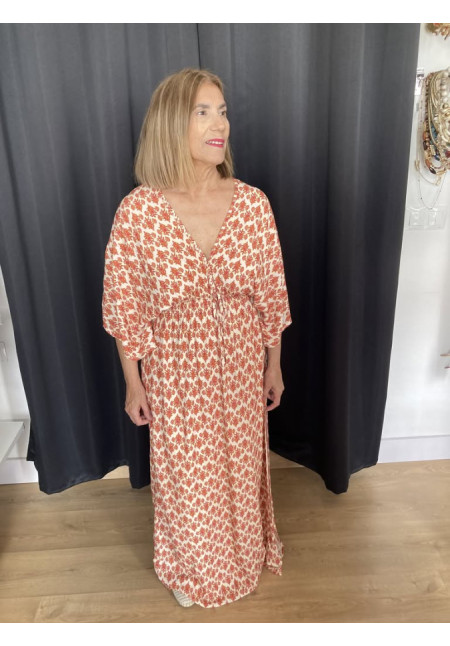 1.2. Vestido estampado escote V