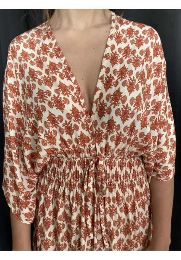 1.2. Vestido estampado escote V
