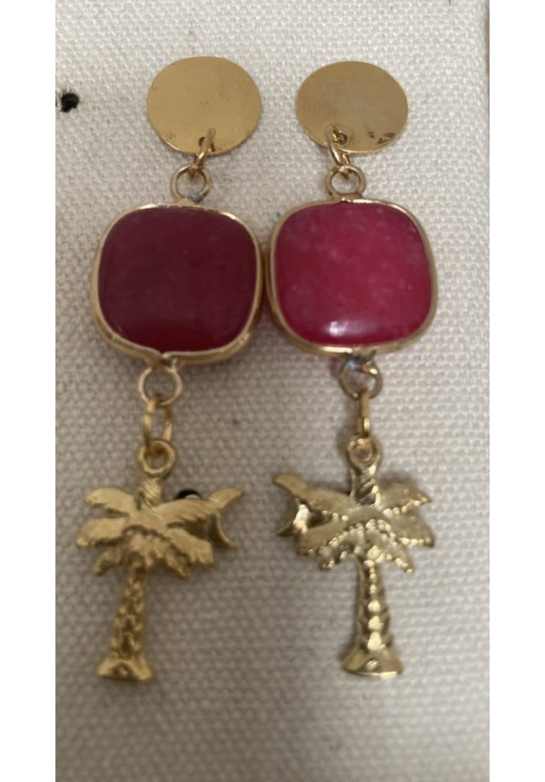 Pendientes palmera