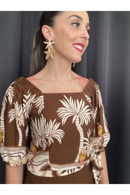5.14 Conjunto falda+top estampado