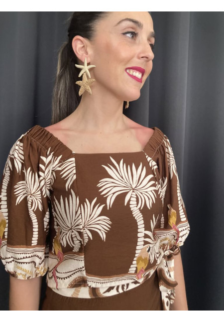 5.14 Conjunto falda+top estampado