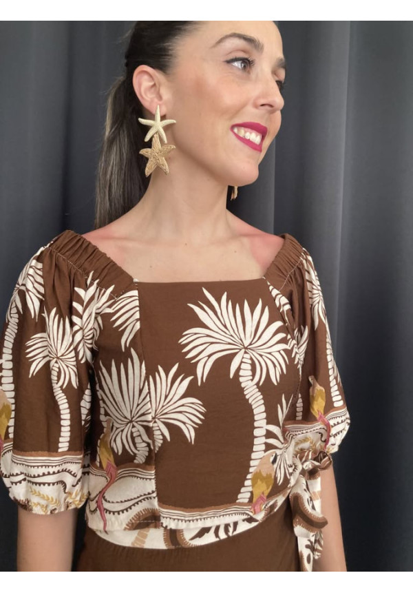 5.14 Conjunto falda+top estampado