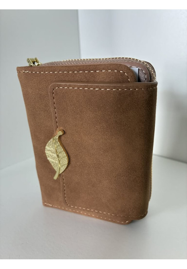 053. Cartera monedero hoja