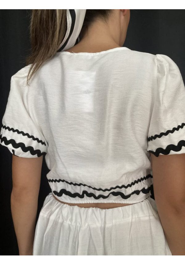 6.4. Conjunto top y falda zig zag