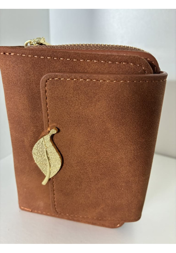 053. Cartera monedero hoja