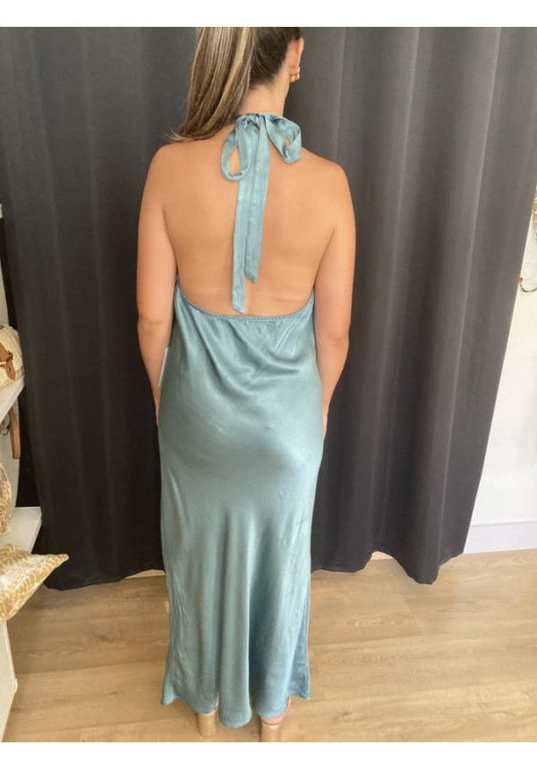 6.32. Vestido satén espalda