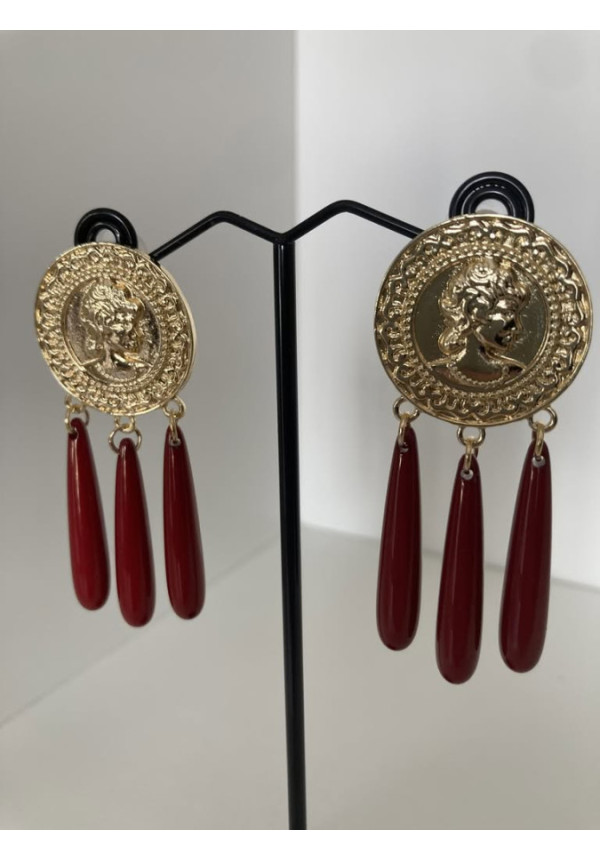 Pendientes moneda