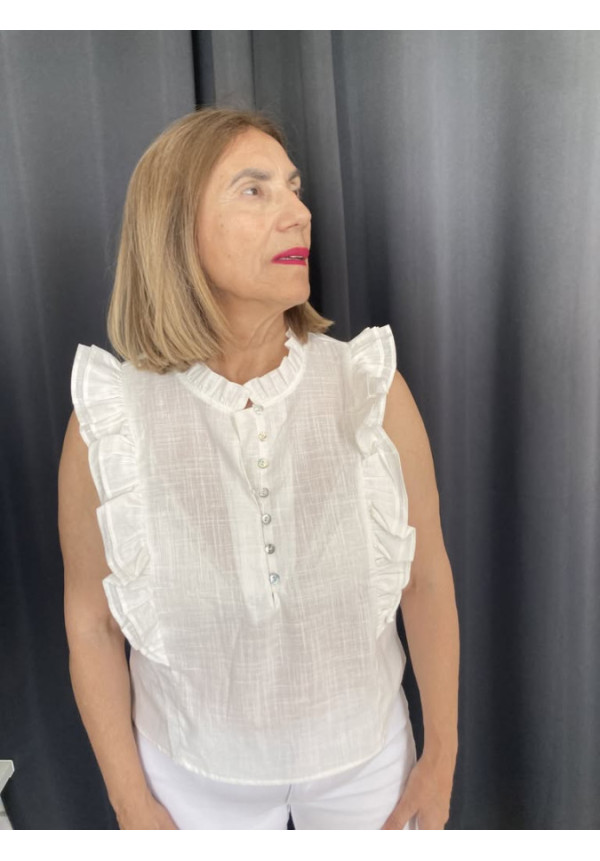 2.6. Camisa volantes lino