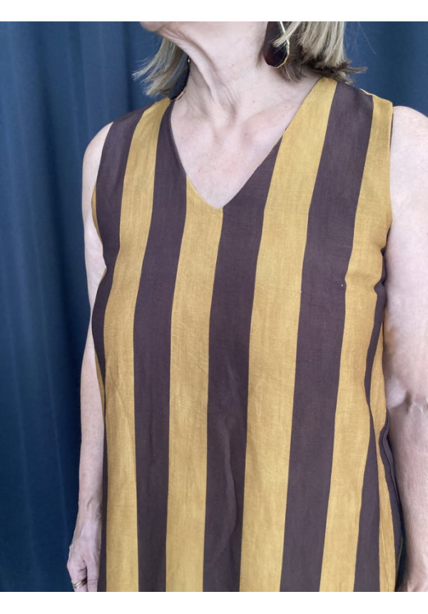 6.52. Vestido sisa estampado 