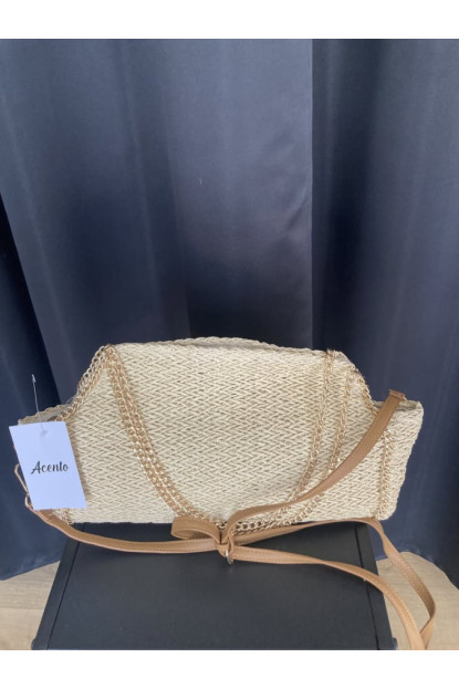 4.8. Bolso rafia cadena