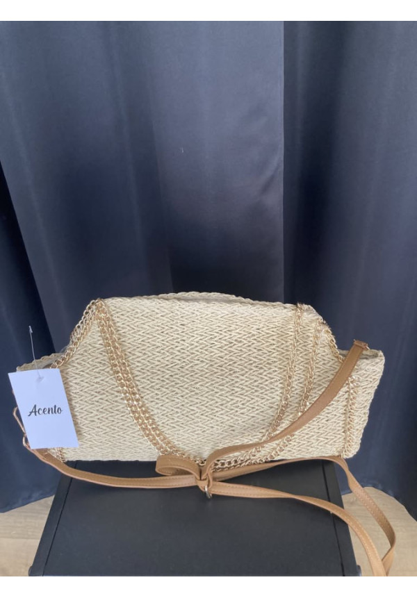 4.8. Bolso rafia cadena