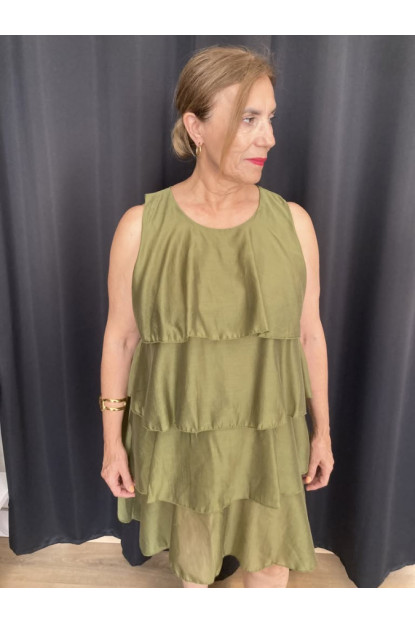 6.24. Vestido volantes short