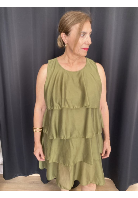 6.24. Vestido volantes short