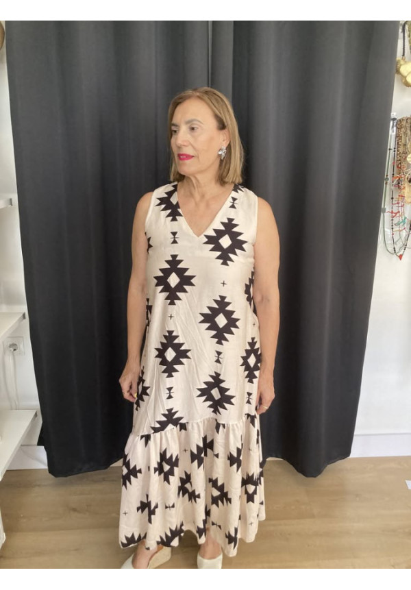 6.52. Vestido sisa estampado 