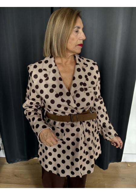 0063. Chaqueta lunares