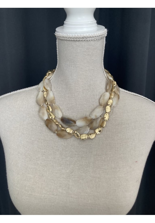 2.13. Collar piedras triple