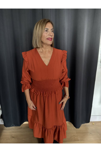 0023. Vestido frunce