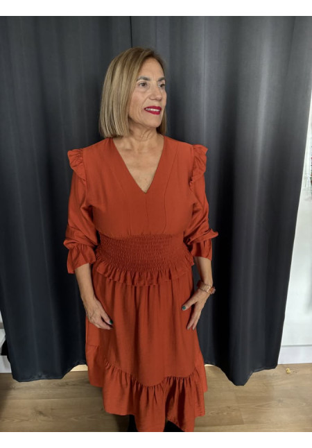 0023. Vestido frunce