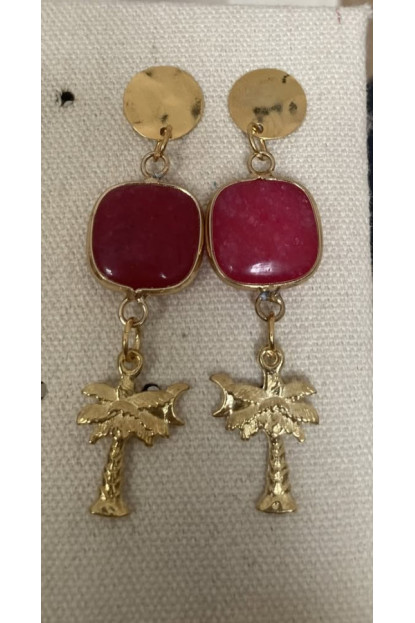 Pendientes palmera