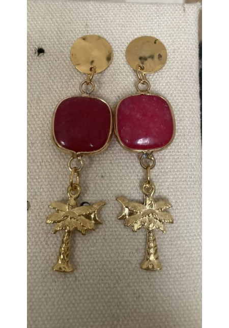 Pendientes palmera