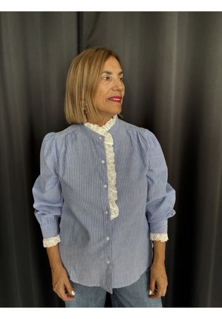 04. Camisa rayas detalles