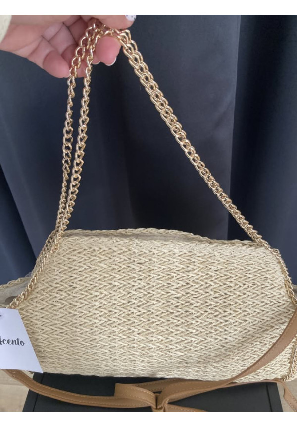 4.8. Bolso rafia cadena
