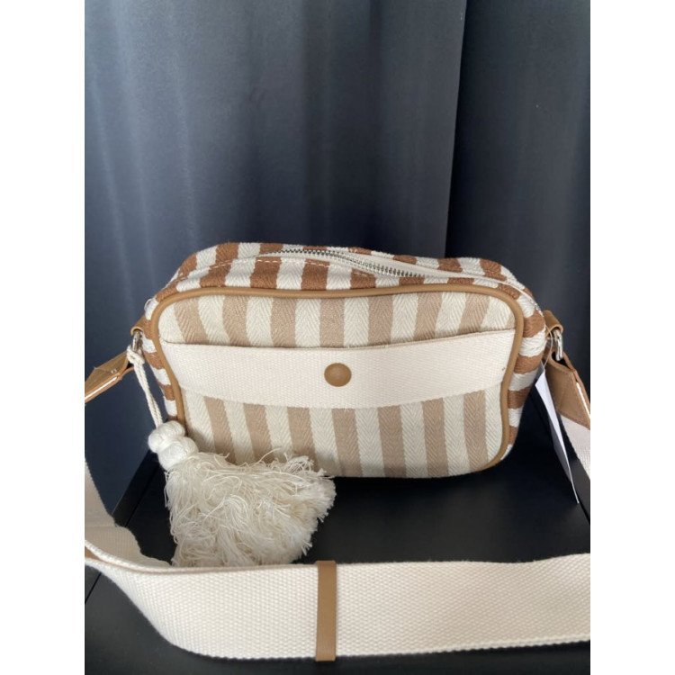 1115. Bolso mini rayas