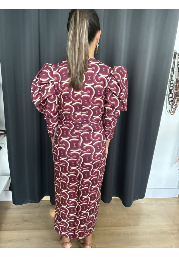 0052. Vestido bull estampado