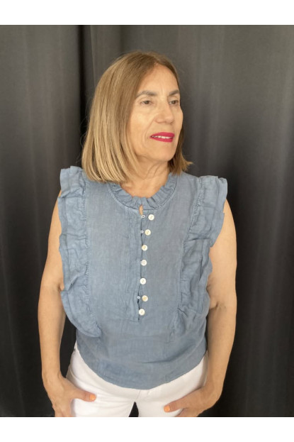 2.6. Camisa volantes lino