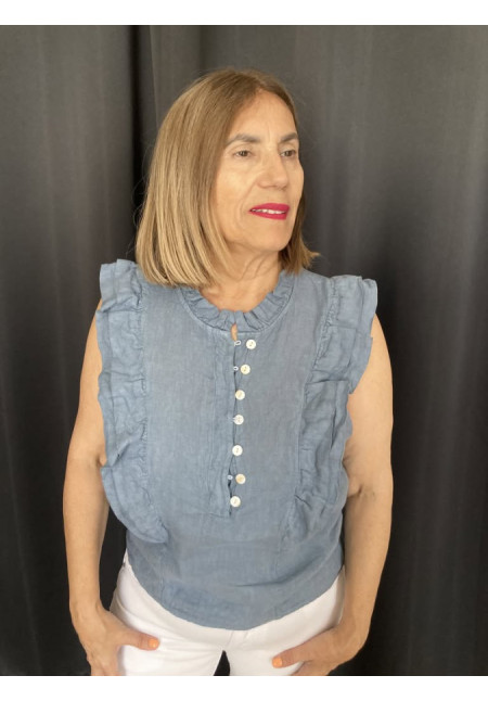 2.6. Camisa volantes lino
