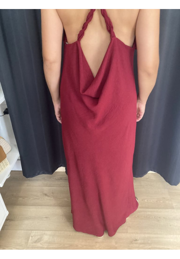 6.43. Vestido tirantes trenzado
