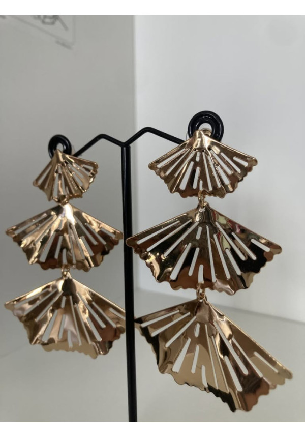 Pendientes abanicos