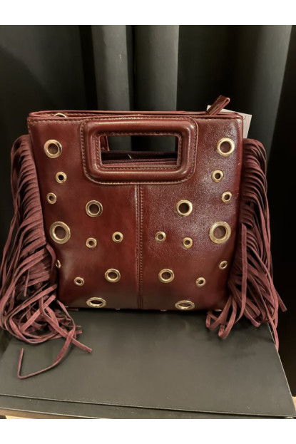 081. Bolso flecos y mini tachas