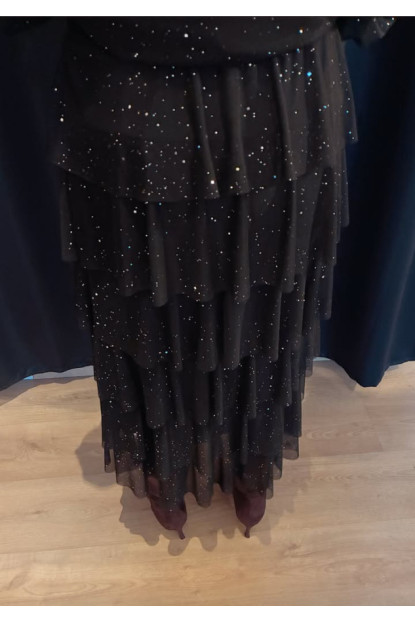 00160. Falda destellos