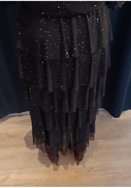 00160. Falda destellos